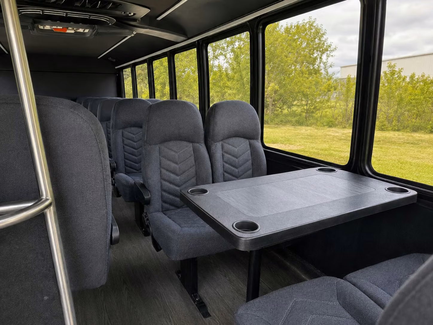 18 passenger minibus inside