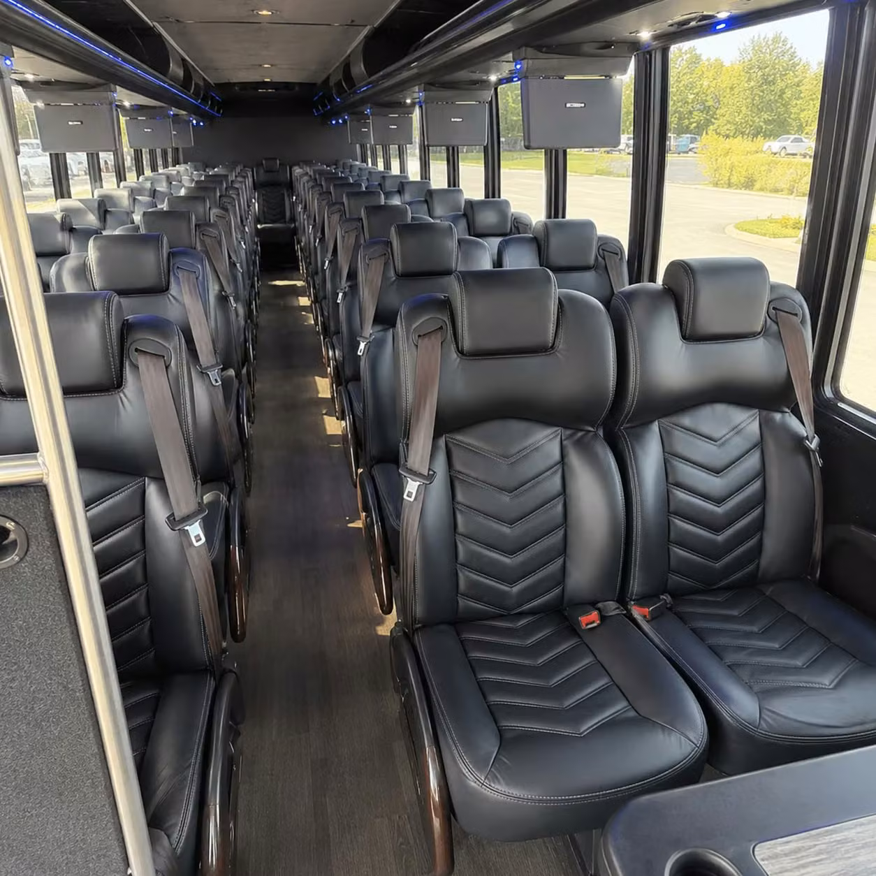 28 passenger minibus inside