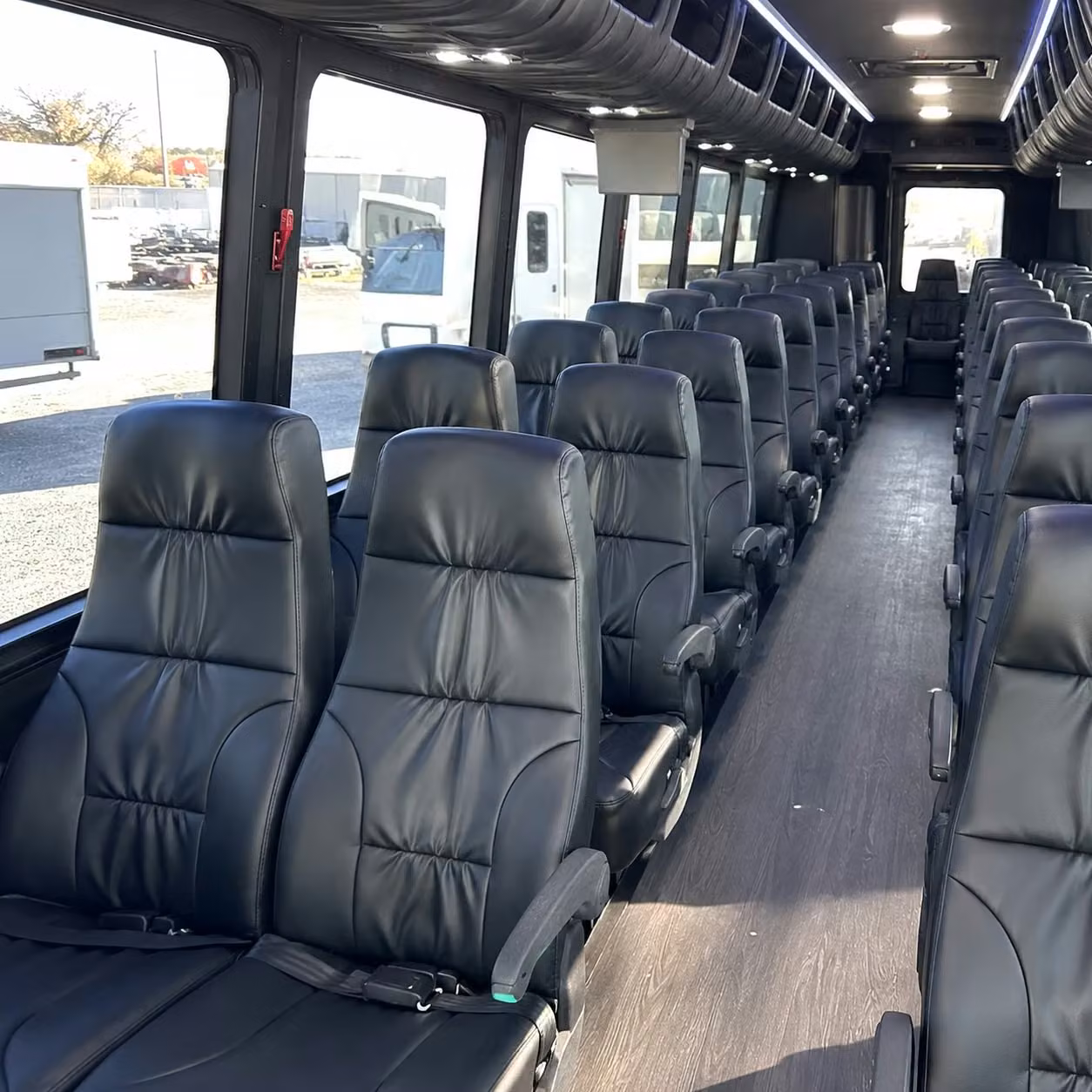 30 passenger minibus interior