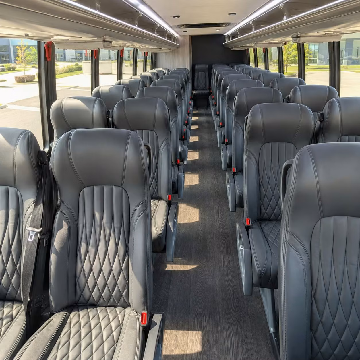 35 passenger minibus inside
