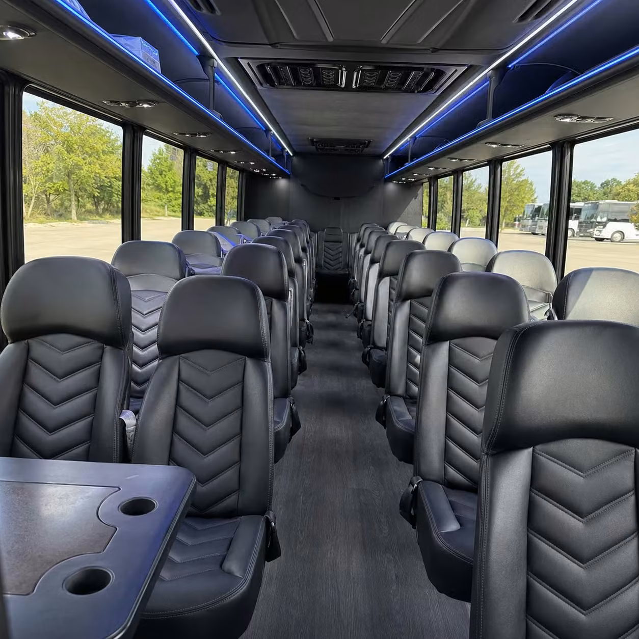 35 passenger minibus interior