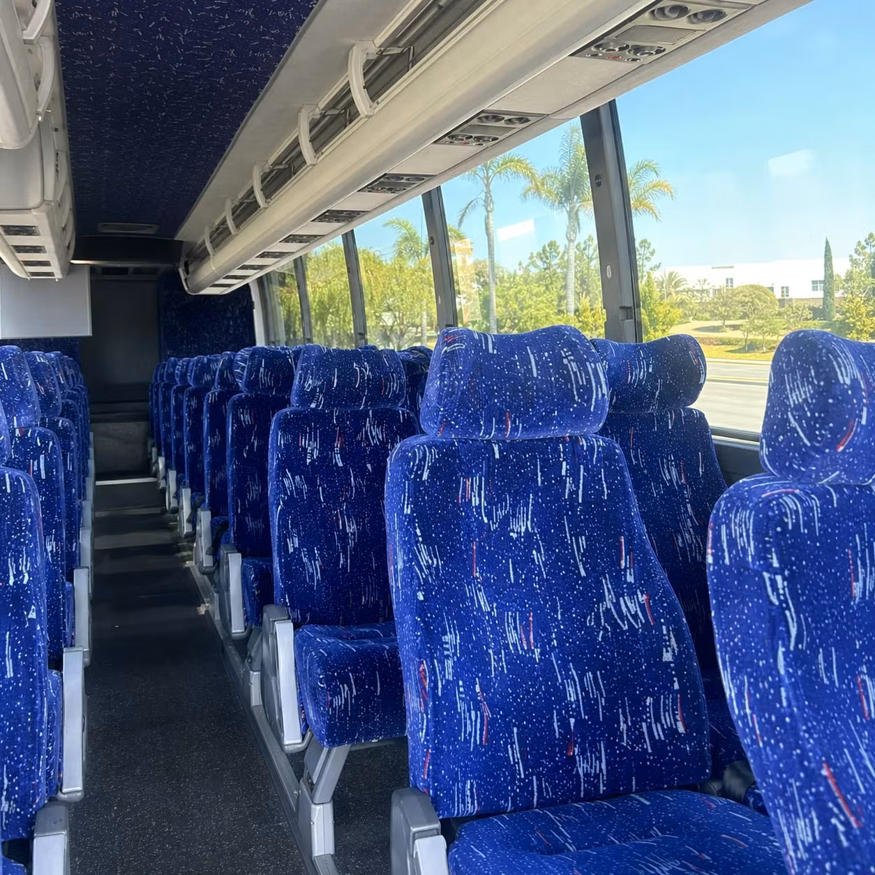 rock hill charter bus interior